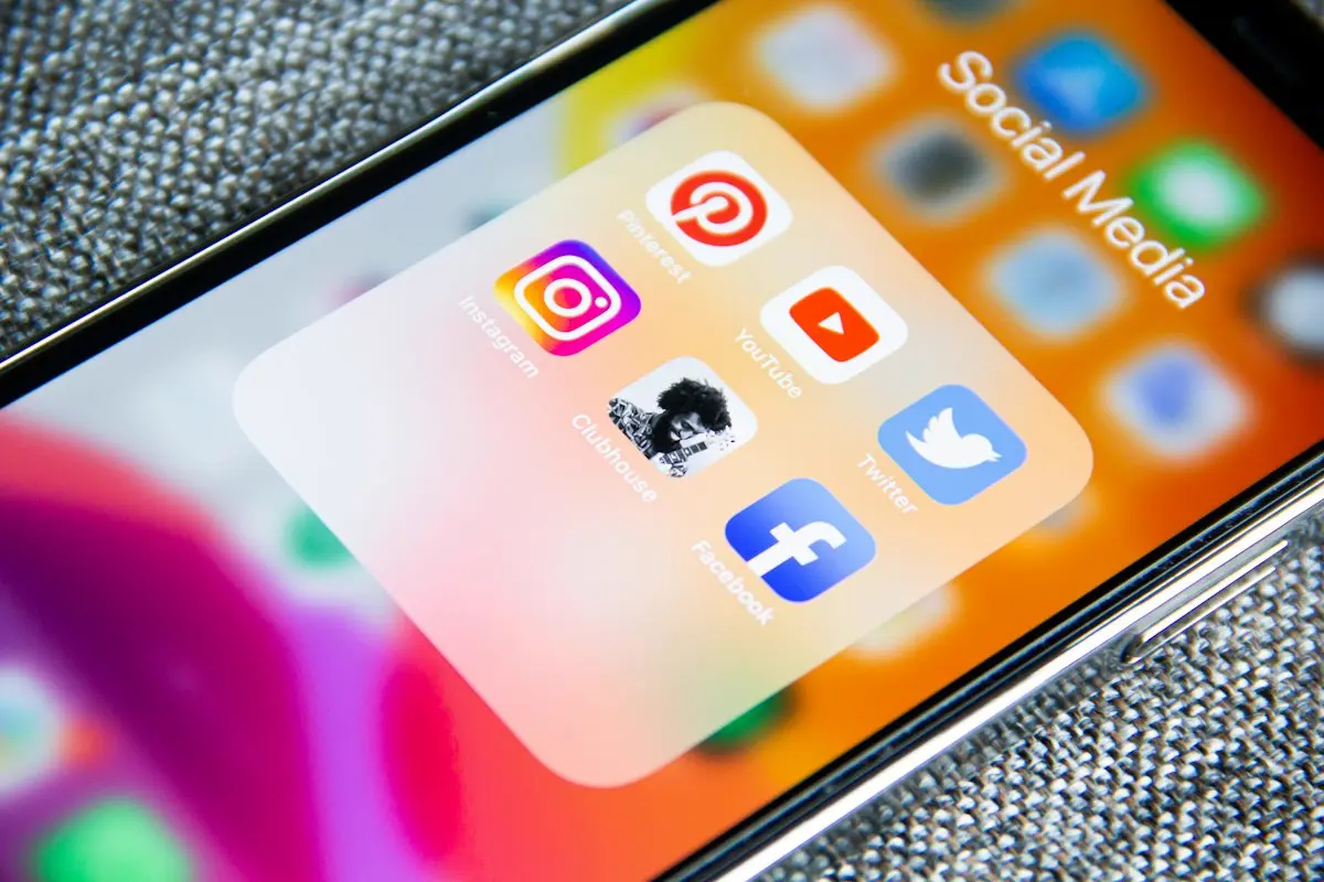 Organized social media content ready for publishing