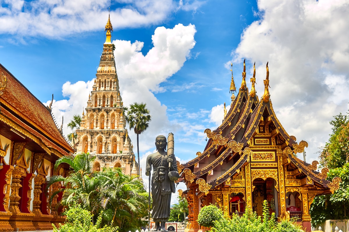 Thai temple - iconic symbol of Thailand for digital marketing article