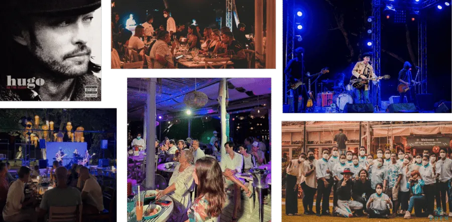 Live events photo collage
